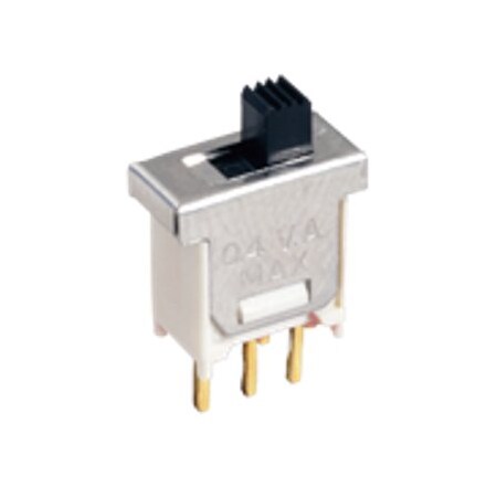 C&K Components Slide Switch, 1 Positions, Spdt, On-On, Latched, 0.02A, 20Vdc, Solder Terminal, Through TS01CBE